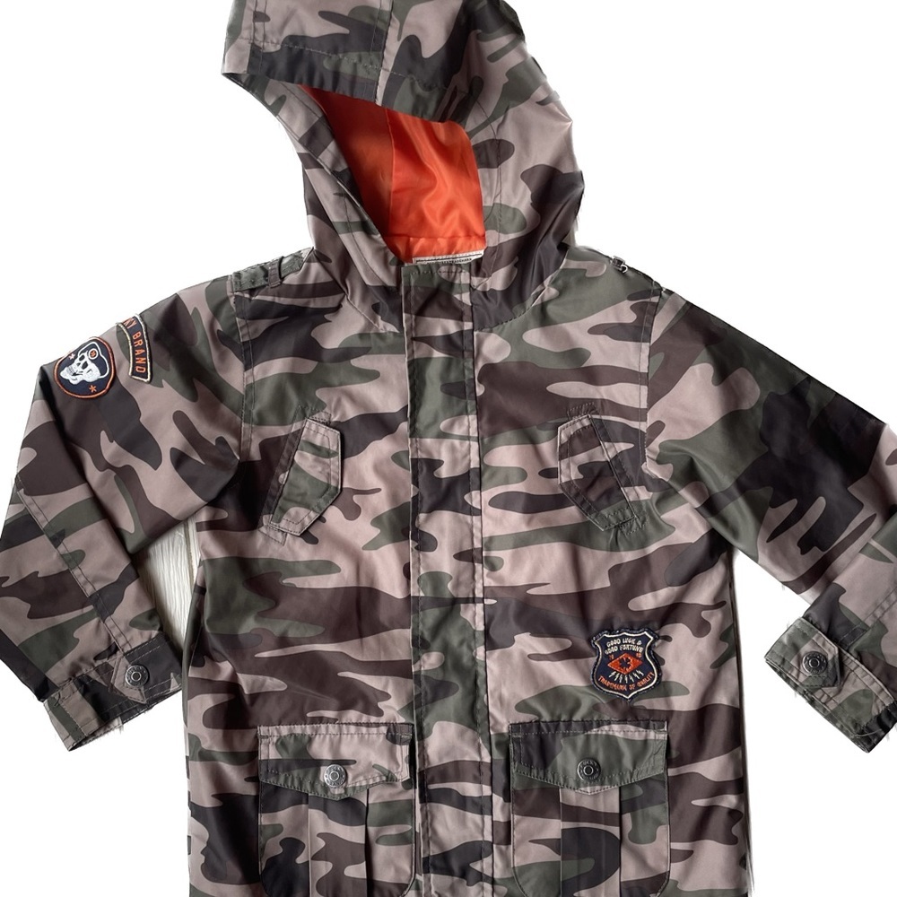 Lucky Brand Kids Camouflage Outdoor Fishing Camping Hunting Jacket Size 4T
